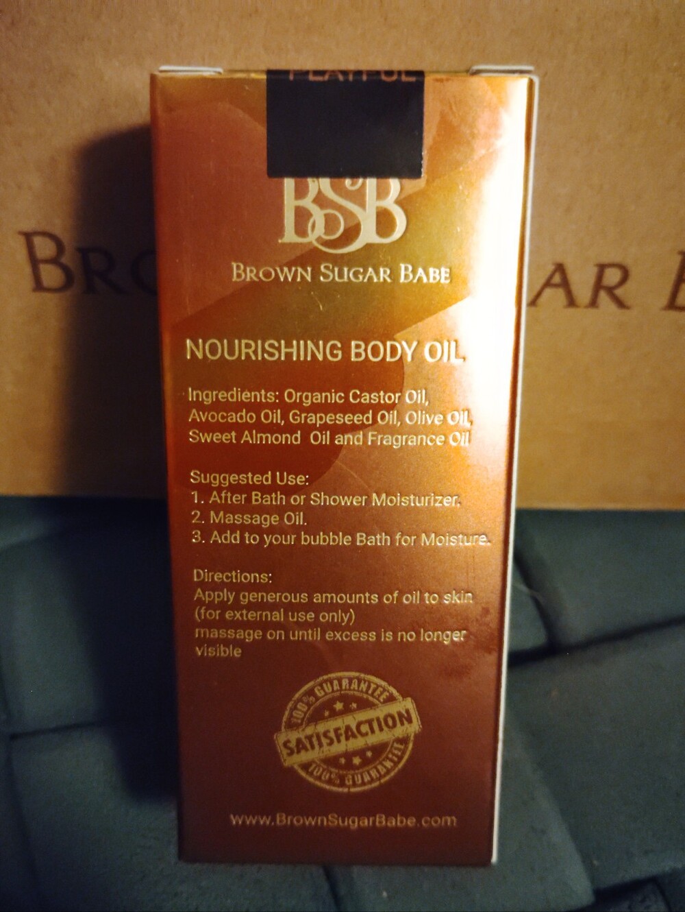 Brown Sugar Babe Nourishing Body Oil - Playful 2 Fl Oz - Picture 3 of 5